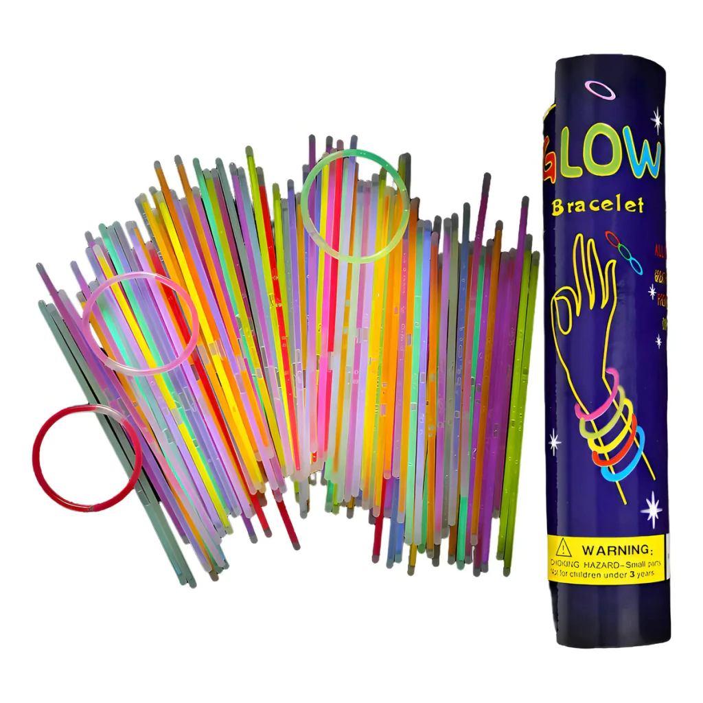 Tubo Pulsera Neón Fluorescente x50 Unidades