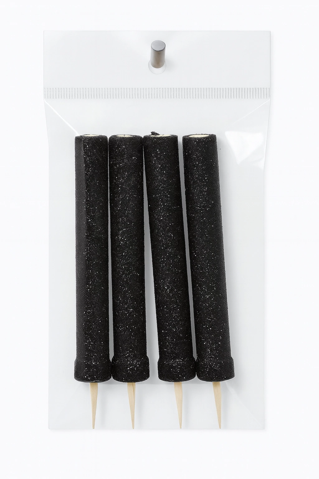 Bengalas Gibreada Negras 12 cm - Pack x4 Unidades