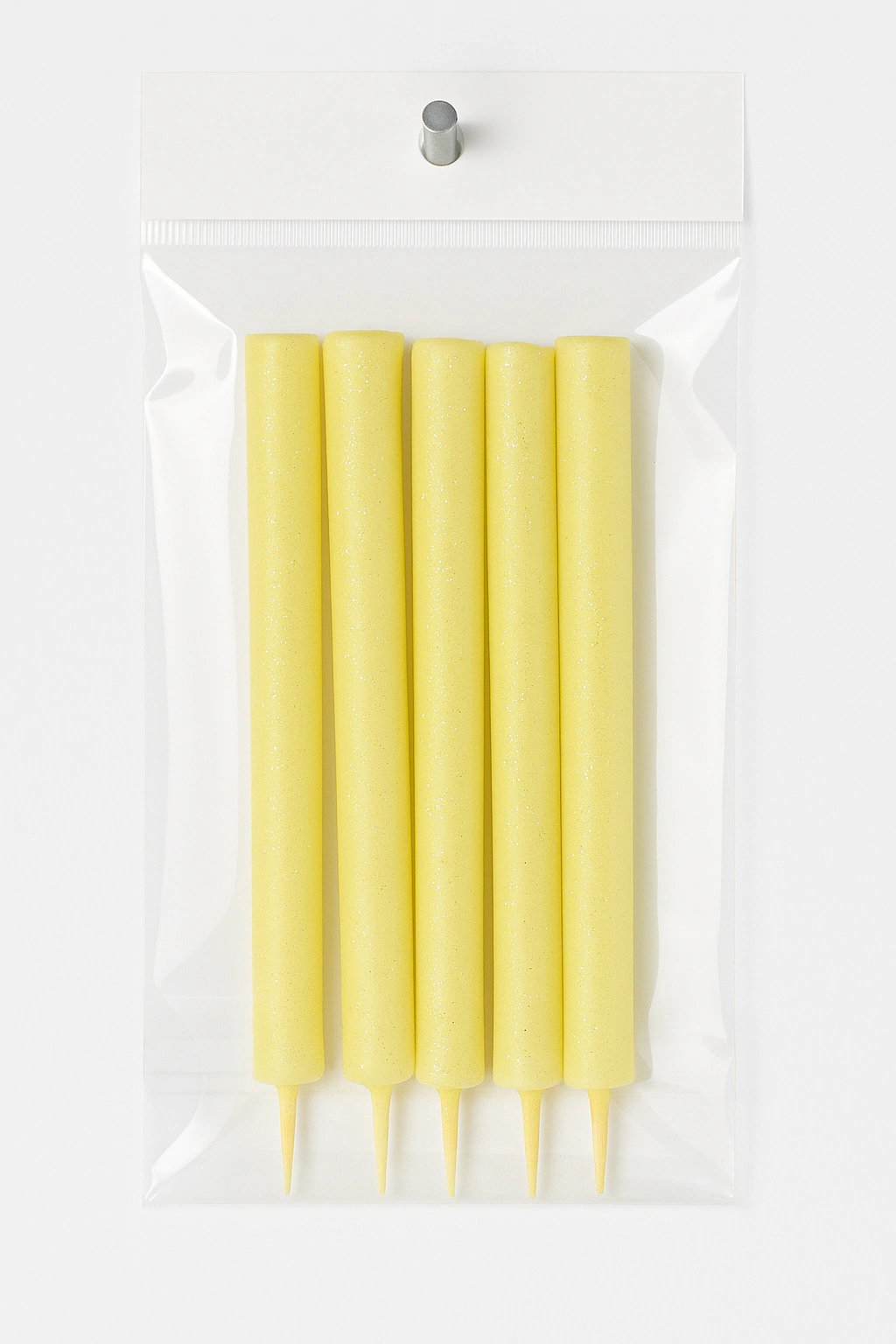 Bengalas Gibre Amarillo Pastel 12 cm - Pack x4 Unidades