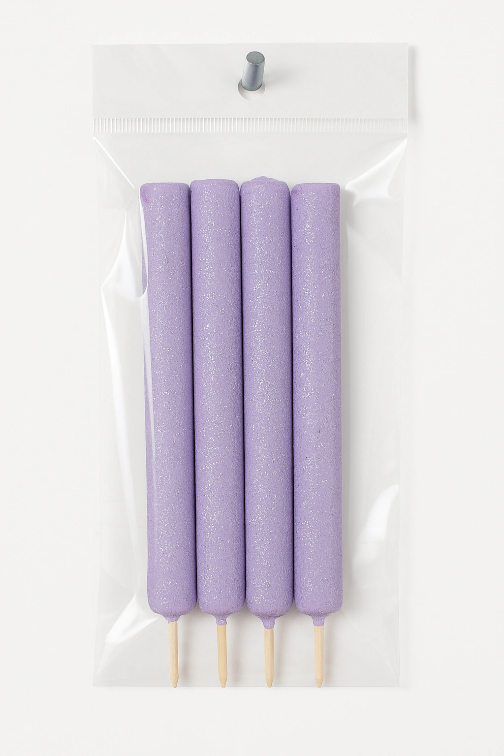 Bengalas Gibre Lila Pastel 12 cm - Pack x4 Unidades