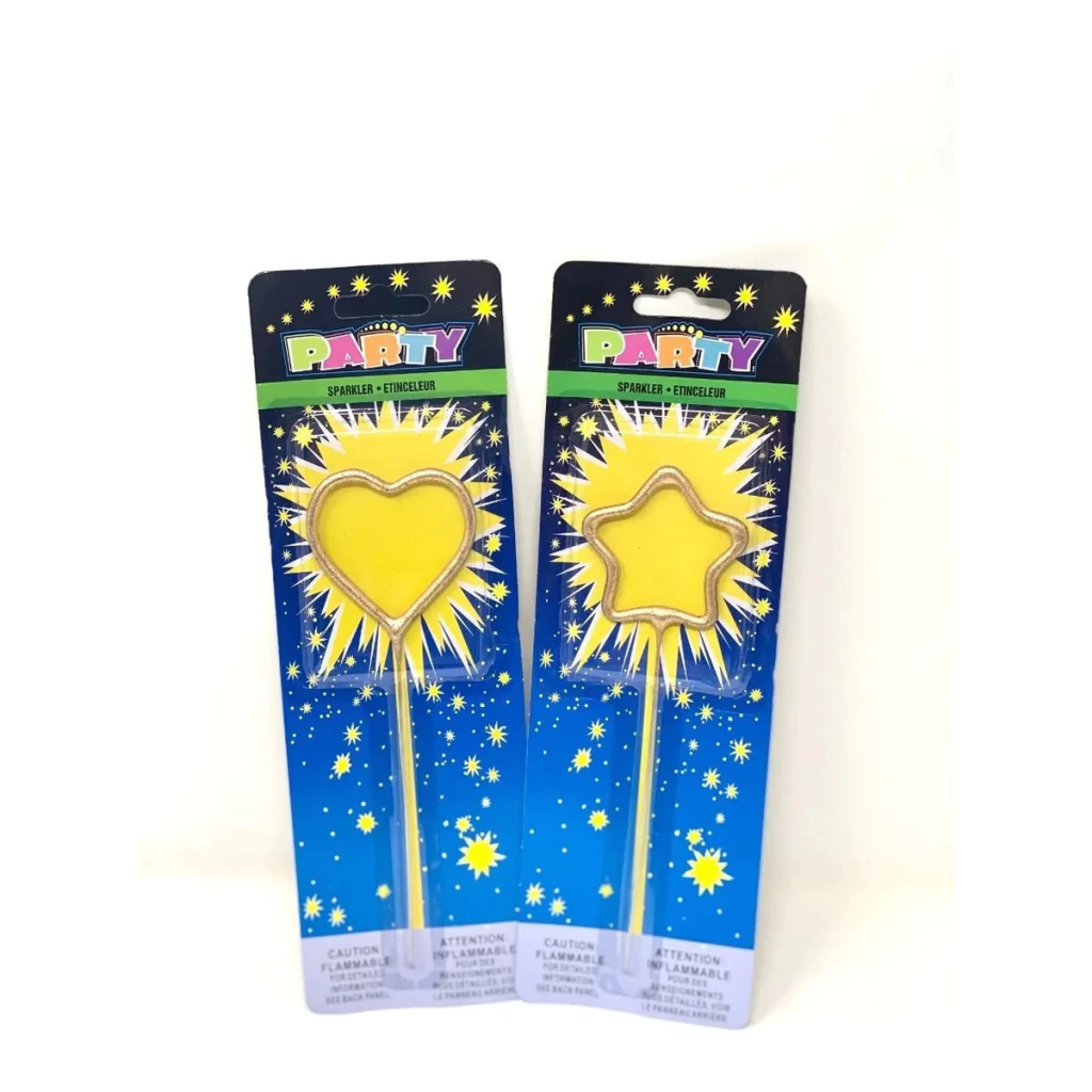 Estrellita Chispita Forma Corazón Dorada