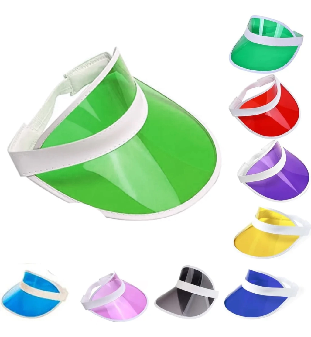 Visera Retro Verde Transparente
