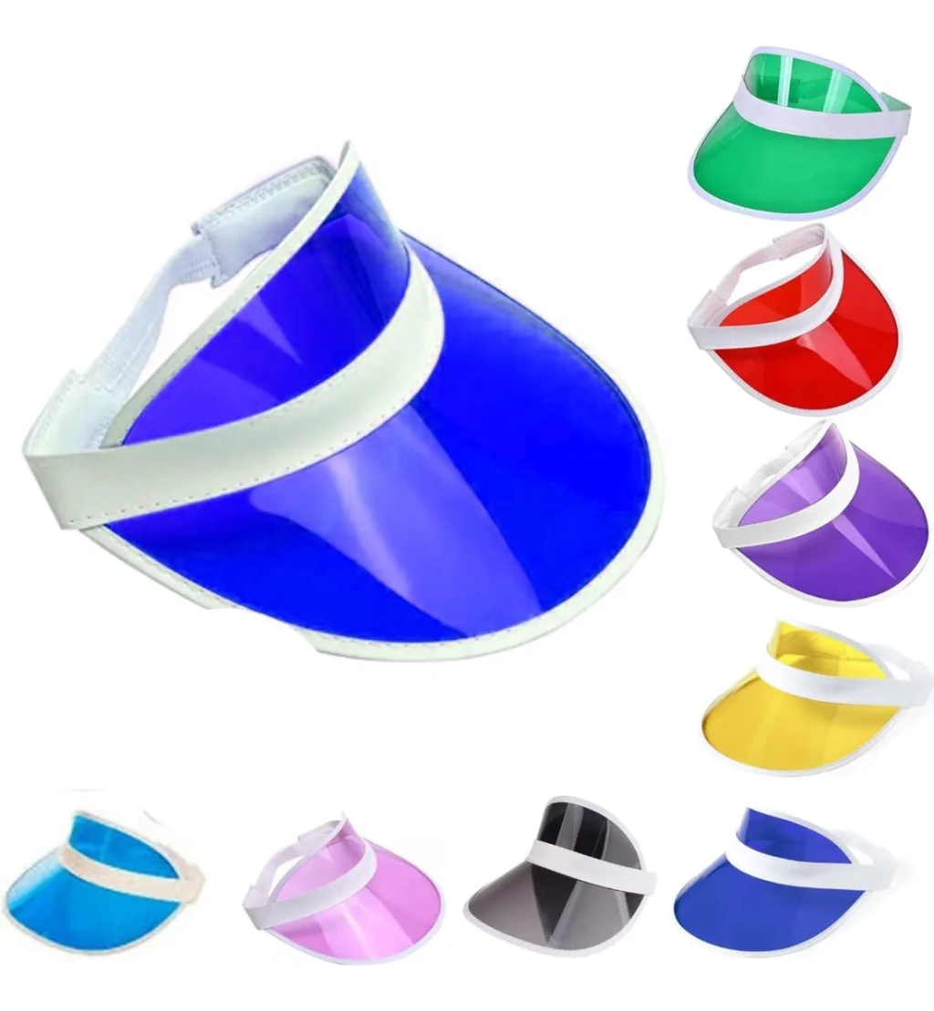 Visera Retro AzulTransparente