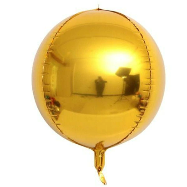 Globo Metalizado Circular Dorado 18" (45 cm)