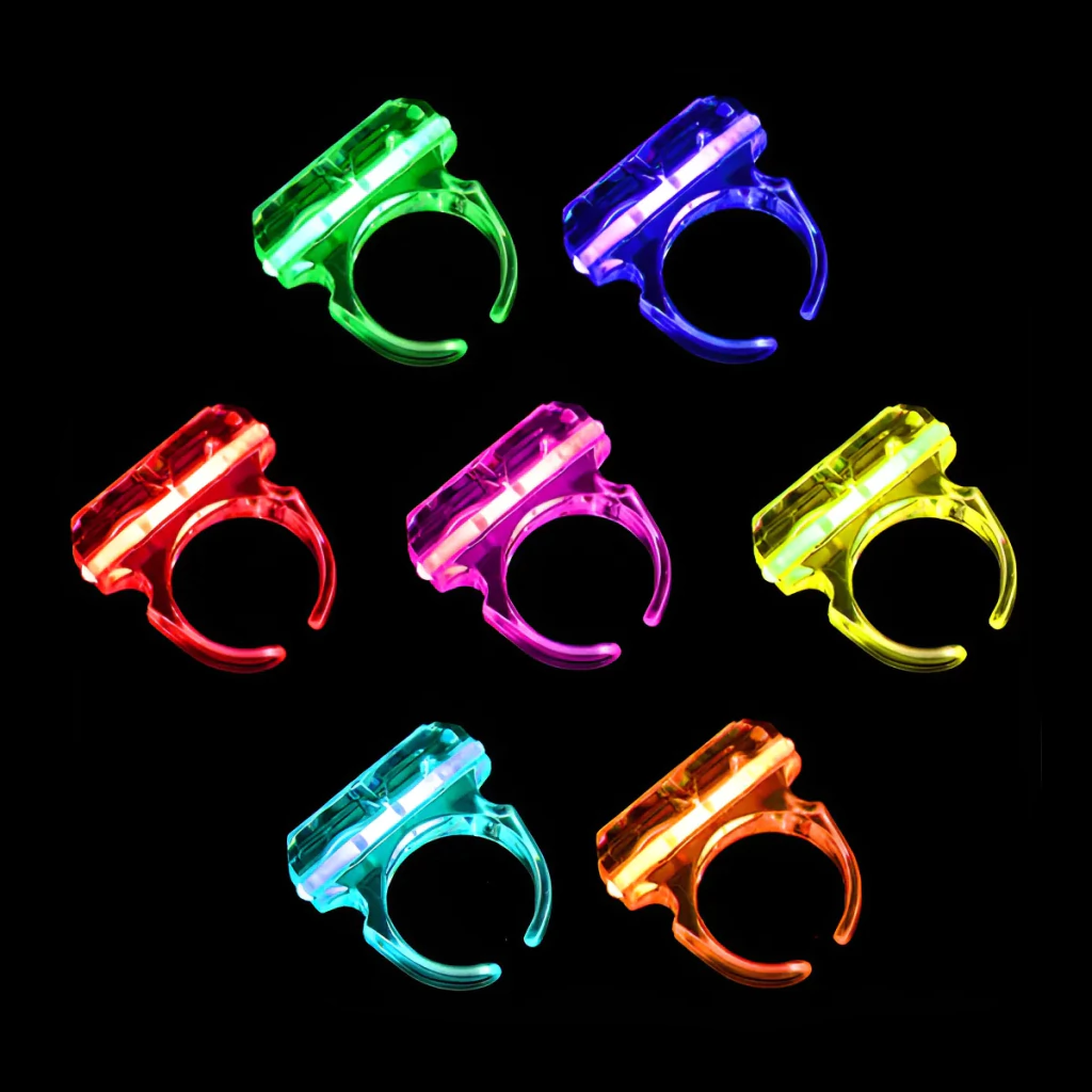 Anillos Neón x6 Colores Surtidos