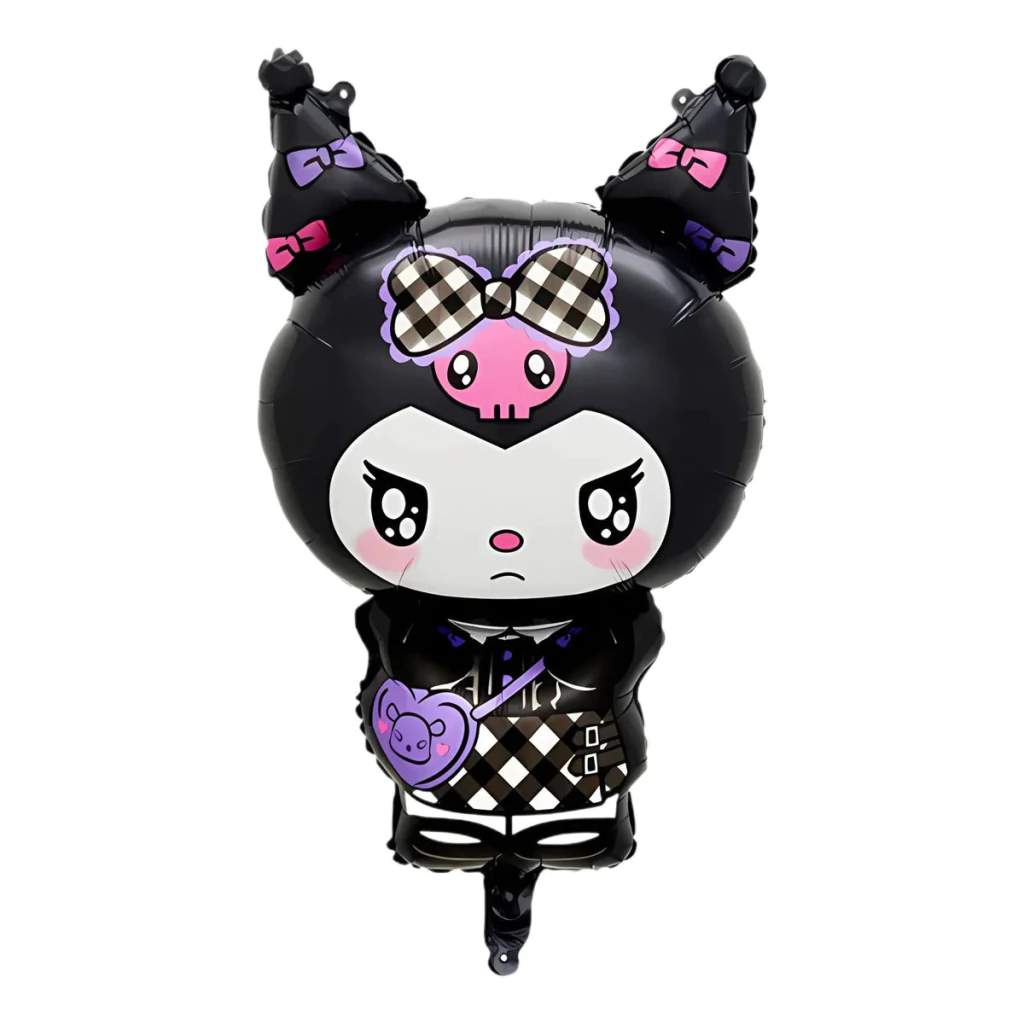 Globo Metalizado Silueta Kuromi 44 cm