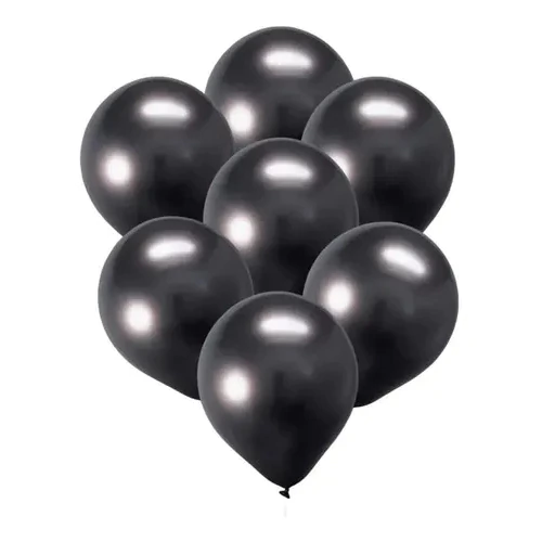 Globo de Látex Negro 10" Standard Aestheticism 2.2gr - Pack x50 Unidades
