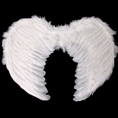 Alas de Ángel con Plumas Blancas 44×35 cm
