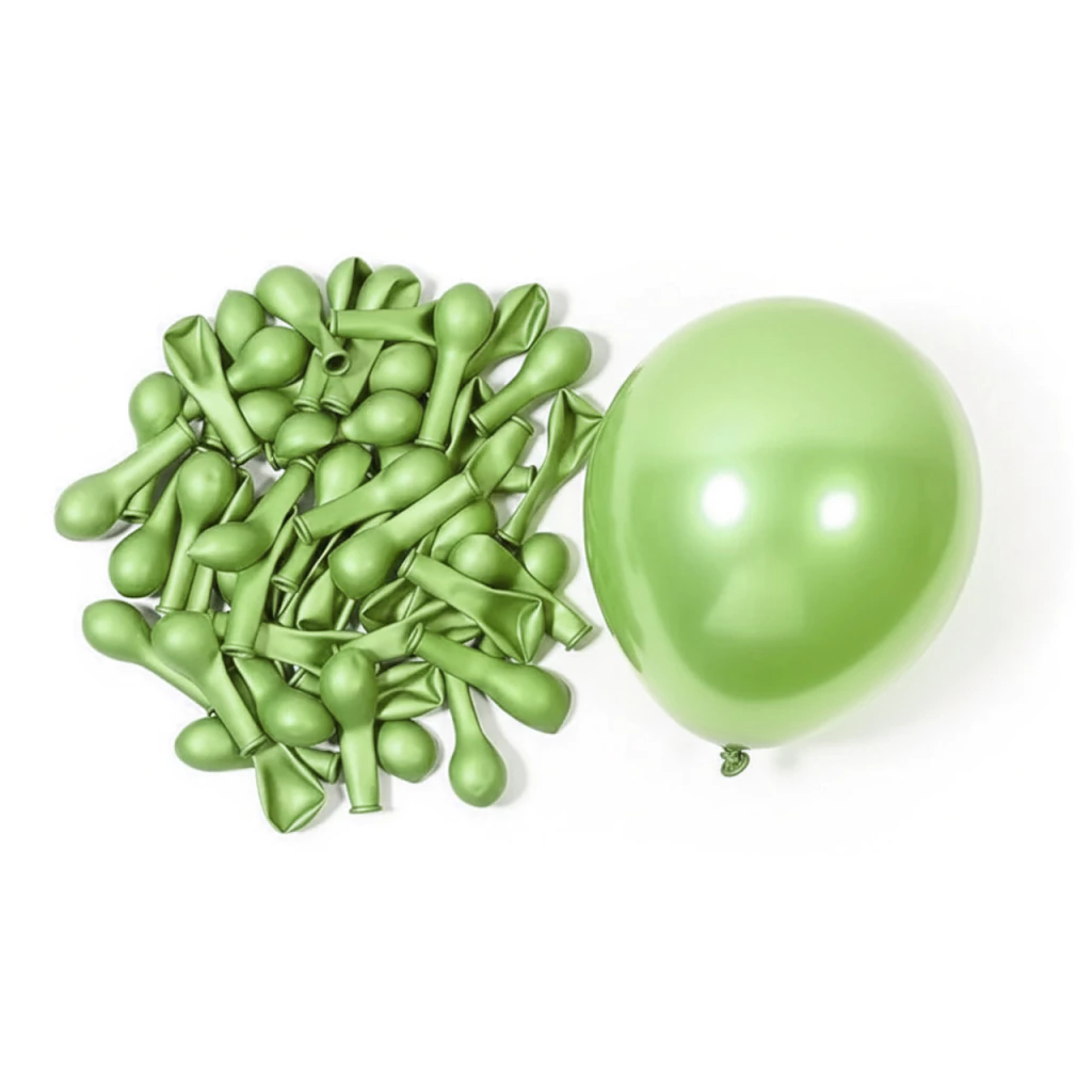 Globos de Látex Standard Yehua 12” (2.8 g) – Verde