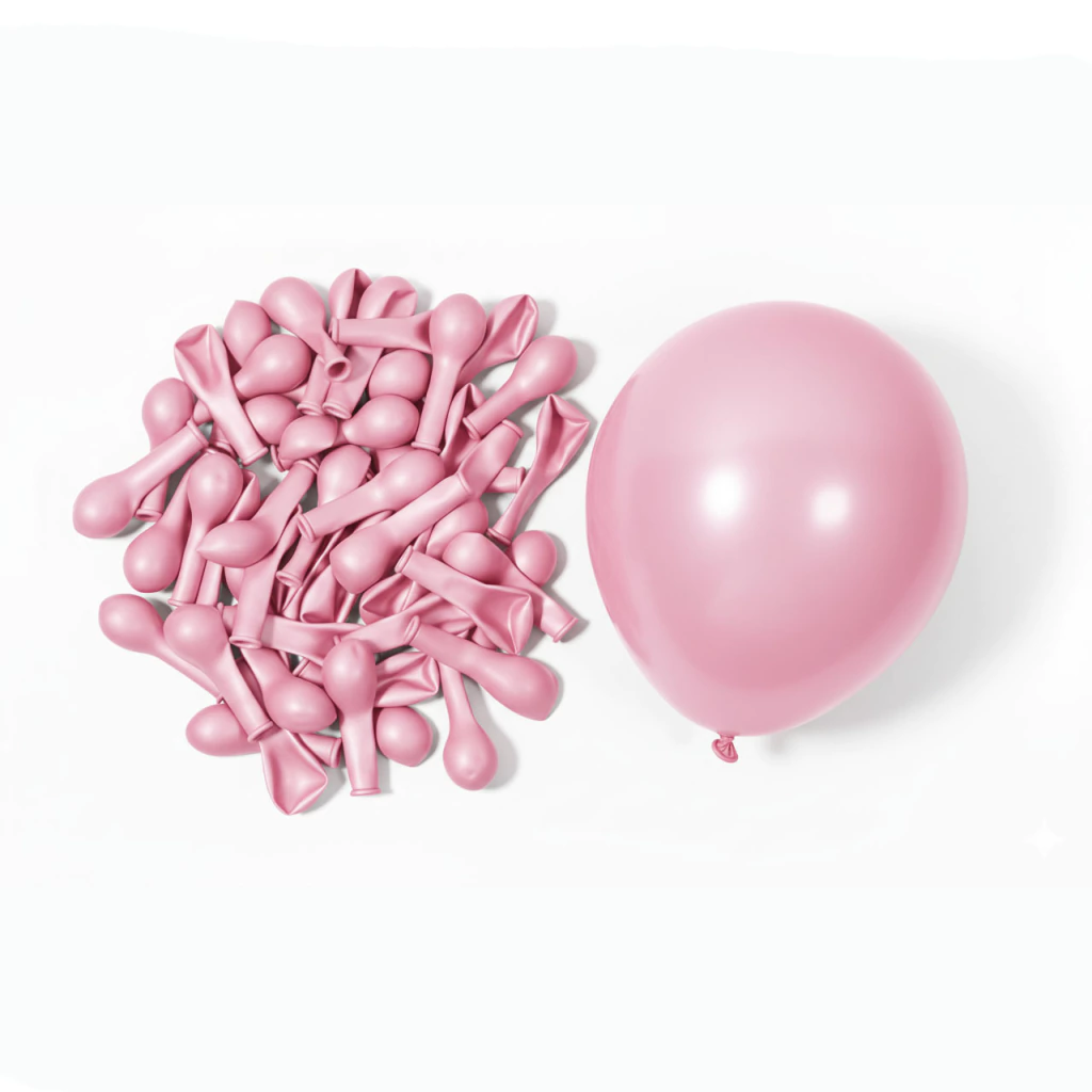 Globos de Látex Standard Yehua 12” (2.8 g) – Rosa bebe