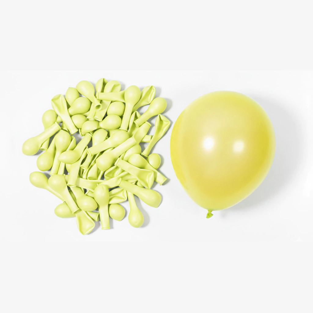 Globos de Latex Standard Yehua 12 Pulg 2.8 Gr Amarillo