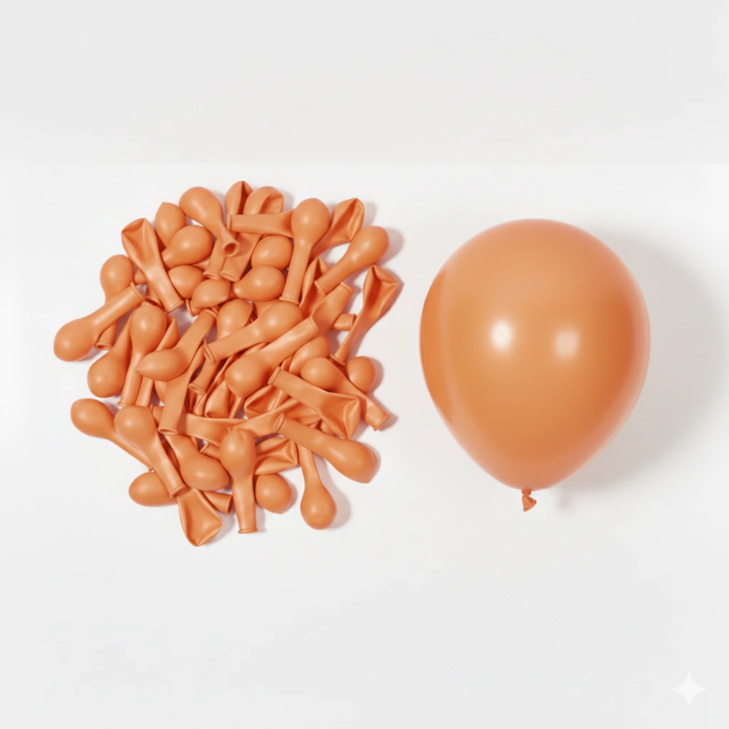 Globos de Latex Nordico 10" (2.2 g) - Naranja X50U