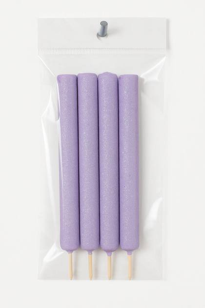 Bengalas Gibre Lila Pastel 12 cm - Pack x4 Unidades