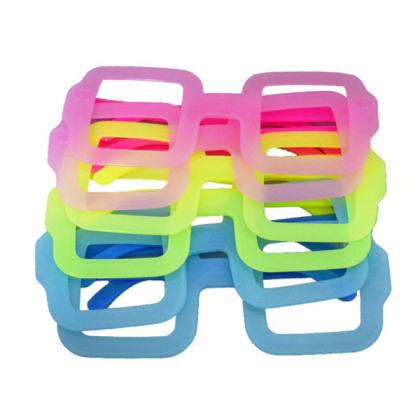 ANTEOJOS CUADRADOS FLUO COLORES SURTIDOS X 12U